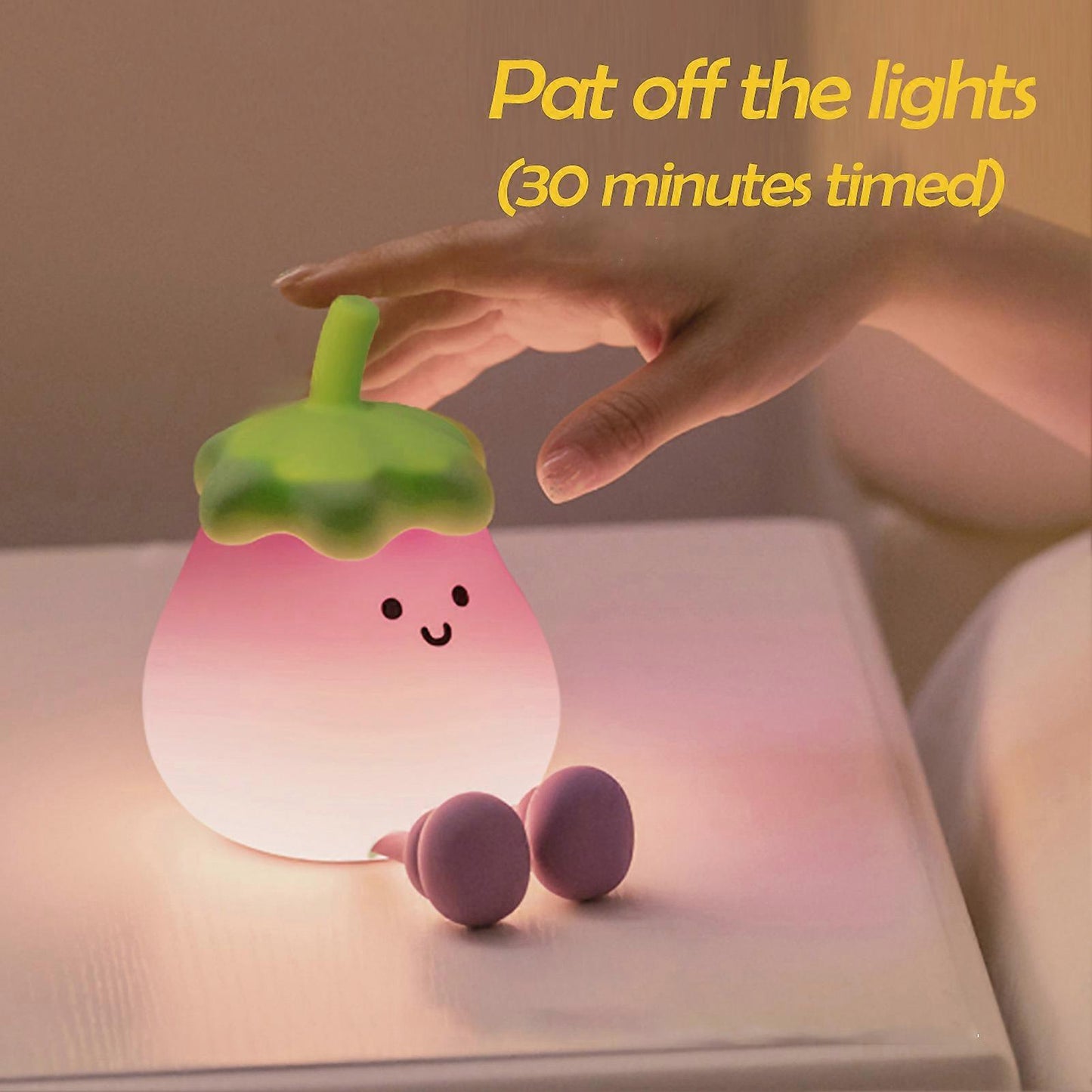 Eggplant Night Light