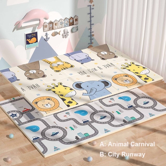 Extra Thick Double Sided Foldable Play Mat