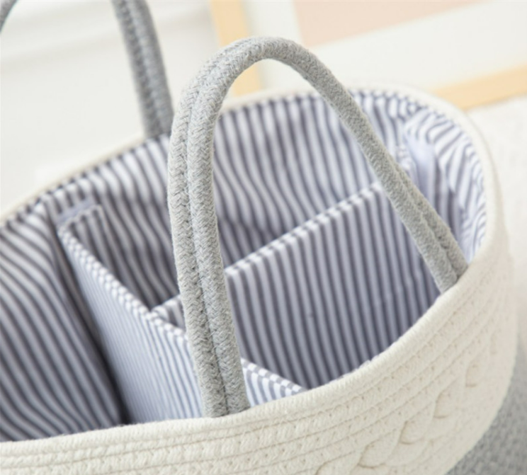 Cotton Multi-purpose Diaper Caddy