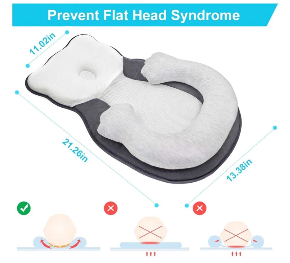Anti-flathead Portable Baby Bed