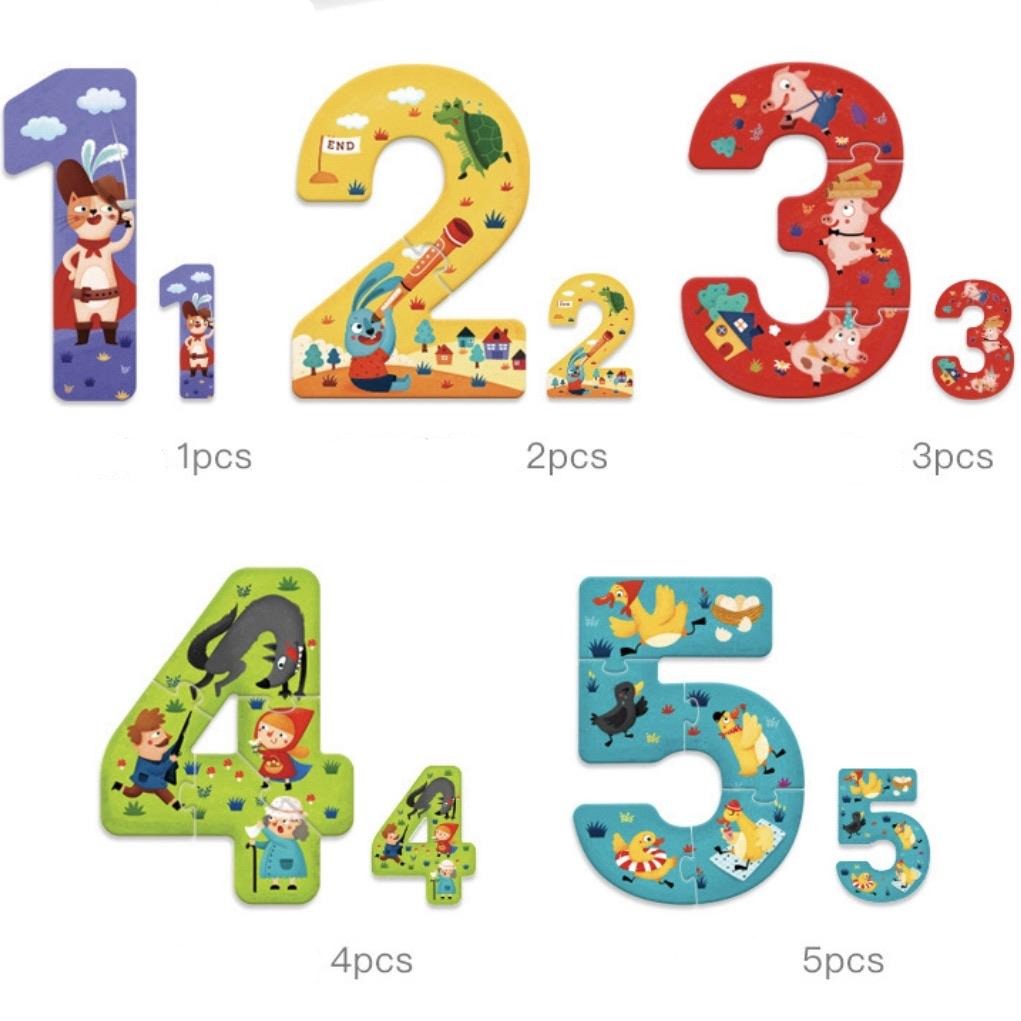 Mideer My First Puzzle - Numbers Story Puzzle Pack