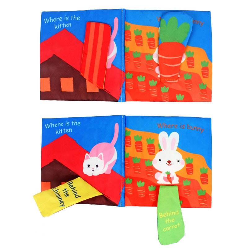 Hide and Seek Learning Soft Books (Set of 3)