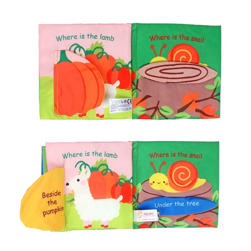 Hide and Seek Learning Soft Books (Set of 3)