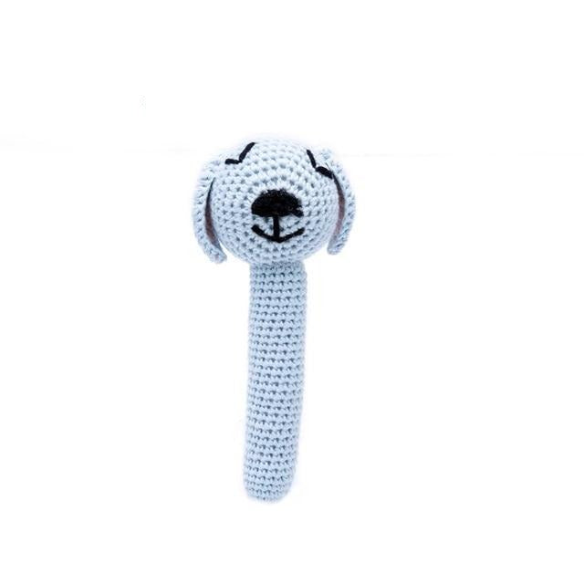 Animal Handheld Knitted Rattle