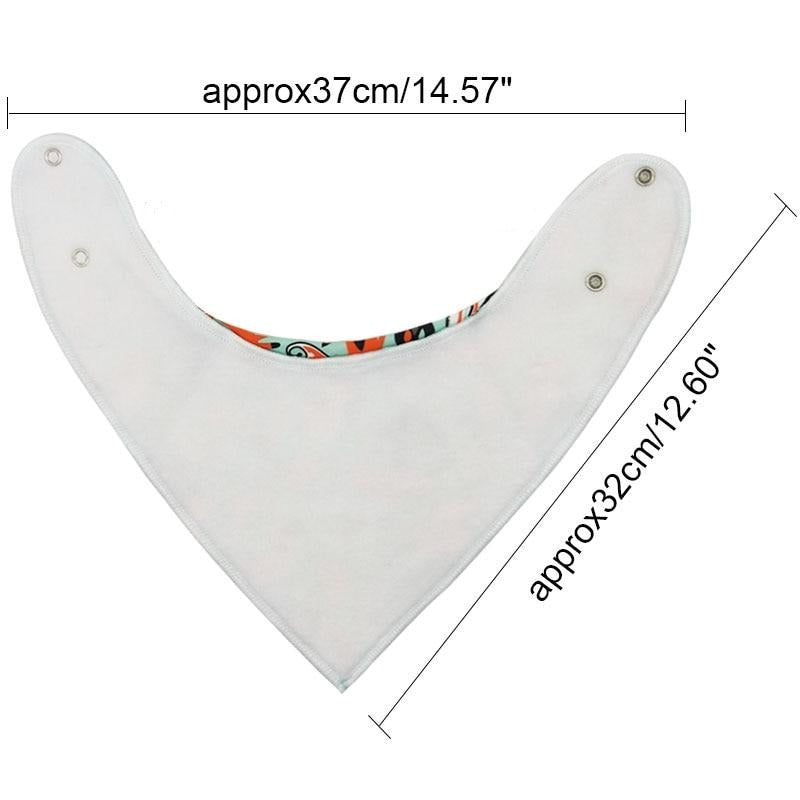 Baby Triangle Fox Bib - Three Pack