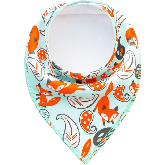 Baby Triangle Fox Bib - Three Pack