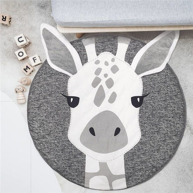 Nordic Animals Cotton Baby Playmat