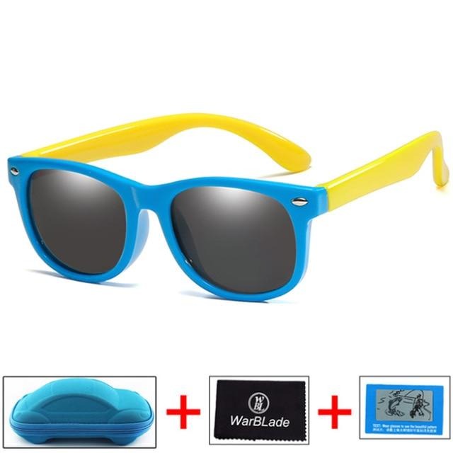Durable Polarized Kids Sunglasses with Case