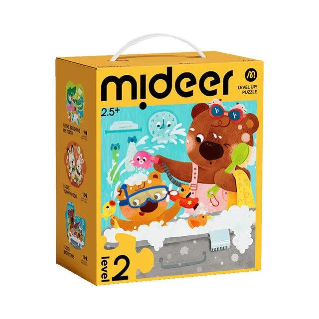 Mideer Level Up! Puzzles with Storage Bags - Level 2: Good Habbits