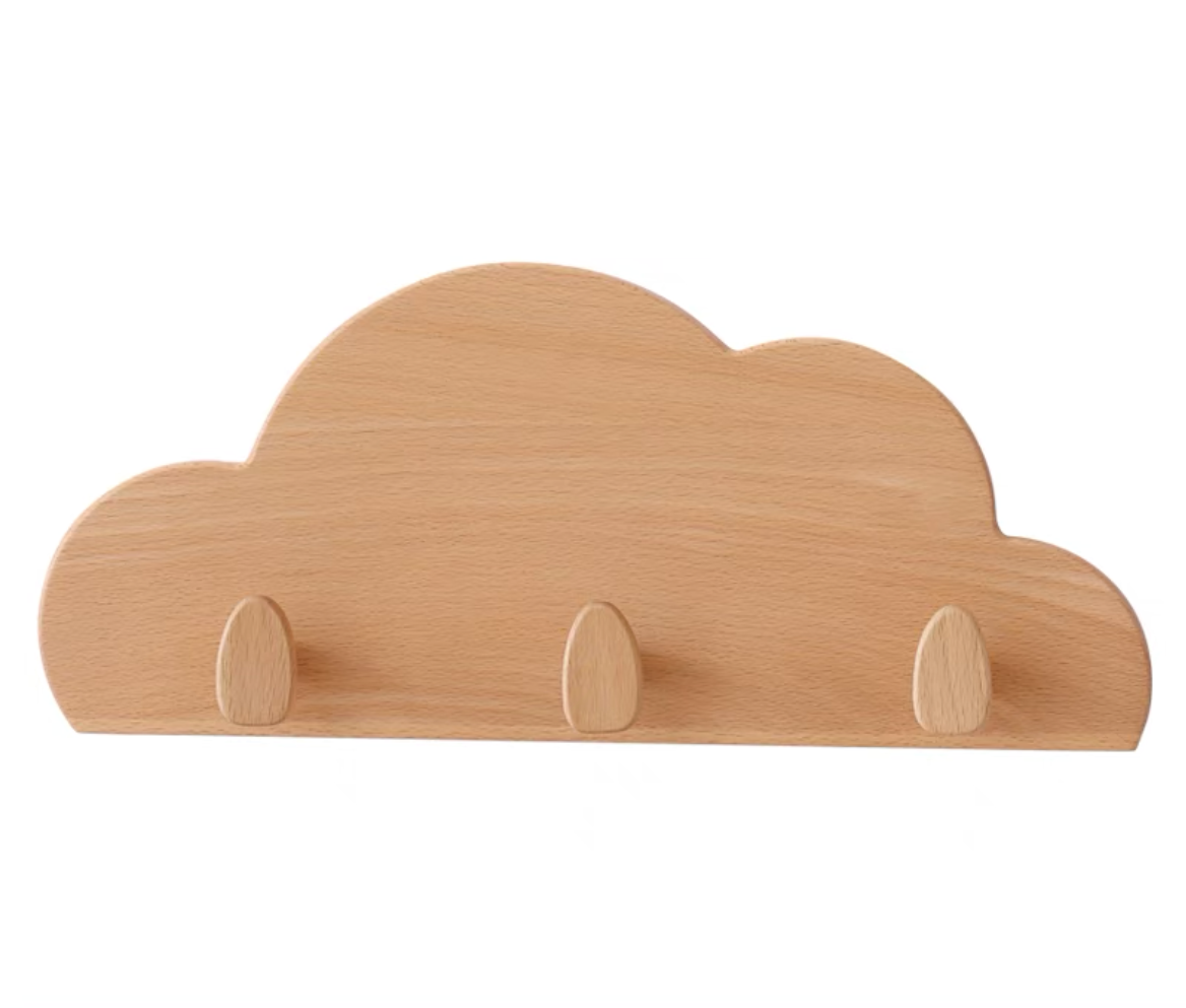 Wooden Cloud Shape Hanger