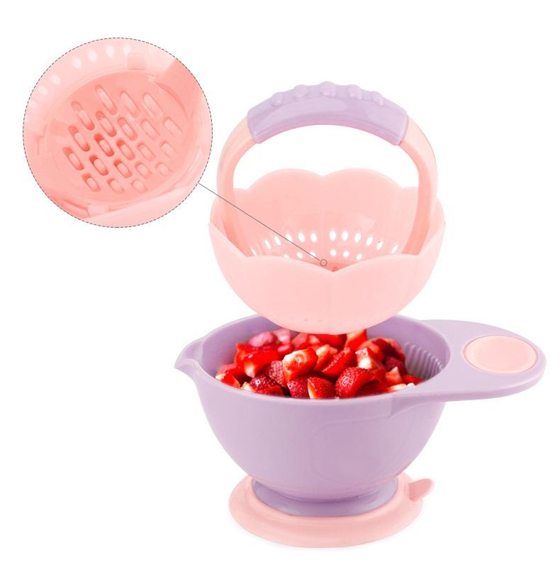 Multi-Functional Mashing Bowl Set - Baby Castle Australia