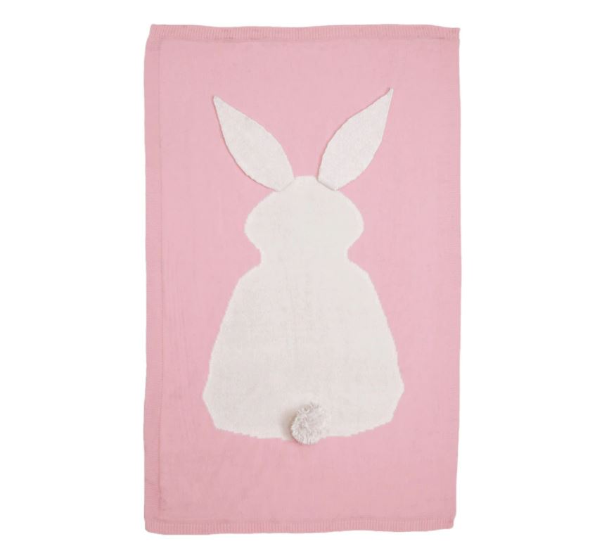 Rabbit Knitted Baby Blanket