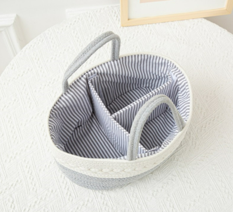 Cotton Multi-purpose Diaper Caddy