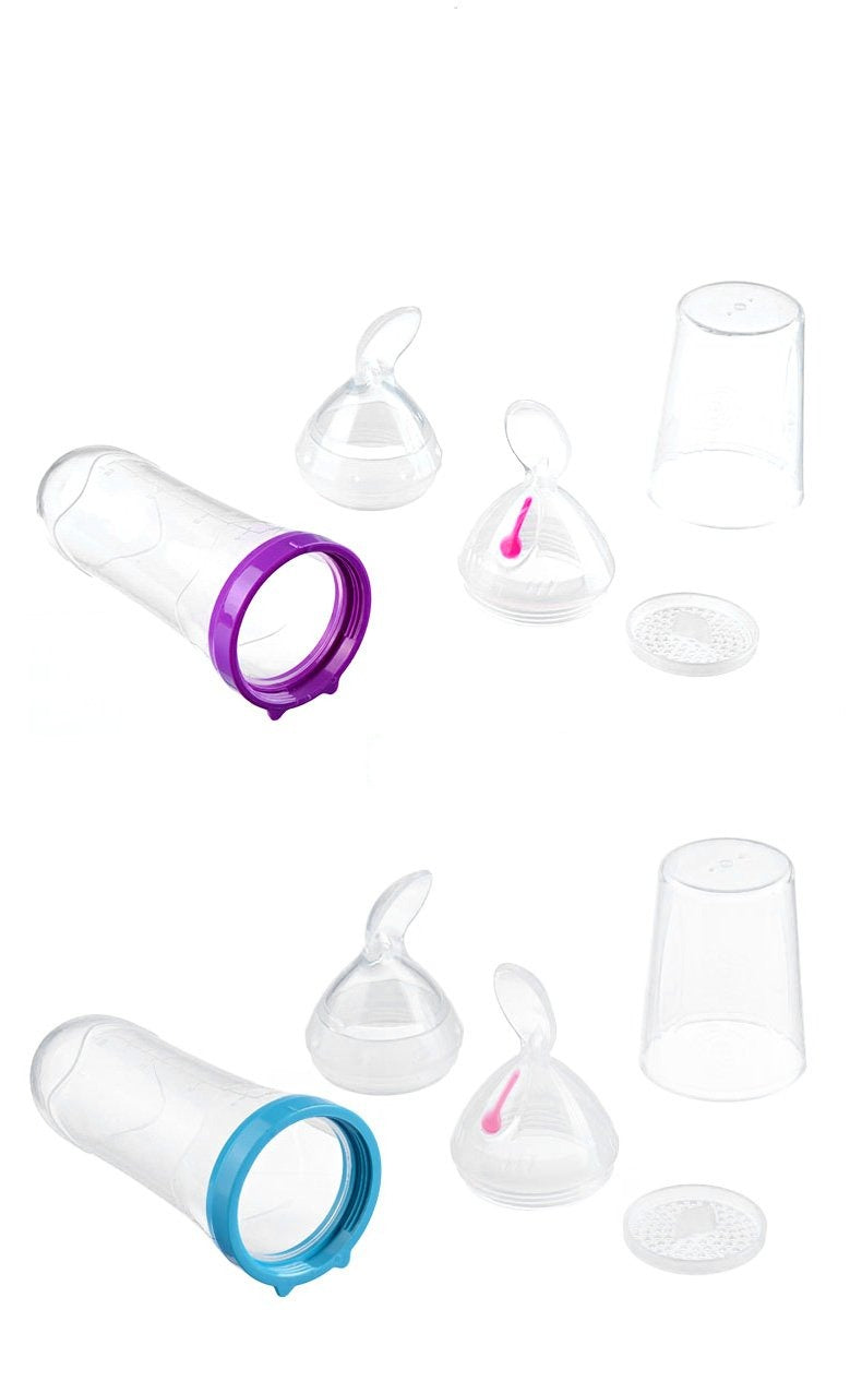 Squeeze Feeding Spoon with Temperature Indicator
