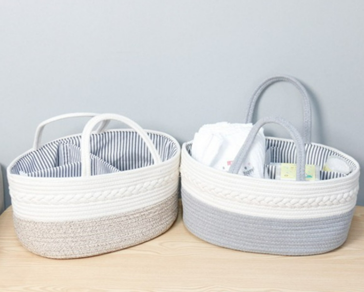 Cotton Multi-purpose Diaper Caddy