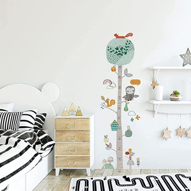 Forest Animals Height Wall Sticker