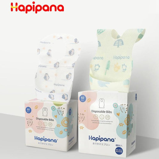 Hapipana Single use Disposable Bibs - 20 pcs