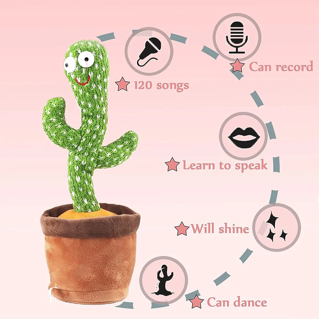 Dancing Cactus Plush Toy