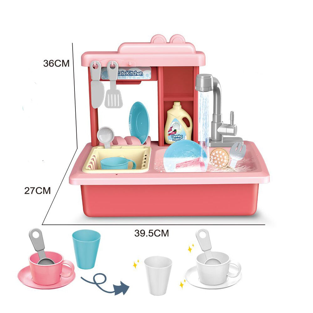 Children Kitchen Sink Toy Set
