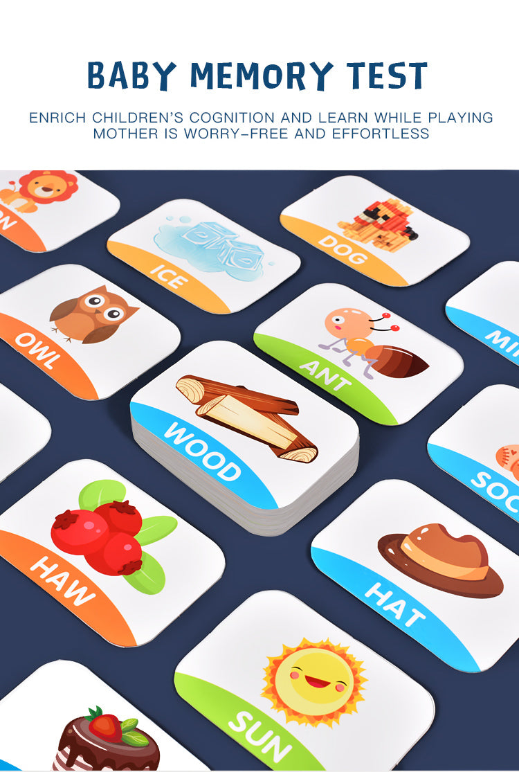 Matching Game Box - Building Blocks and Cards Dual Mode