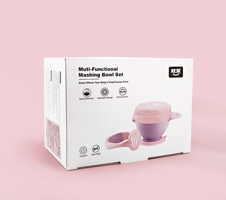 Multi-Functional Mashing Bowl Set