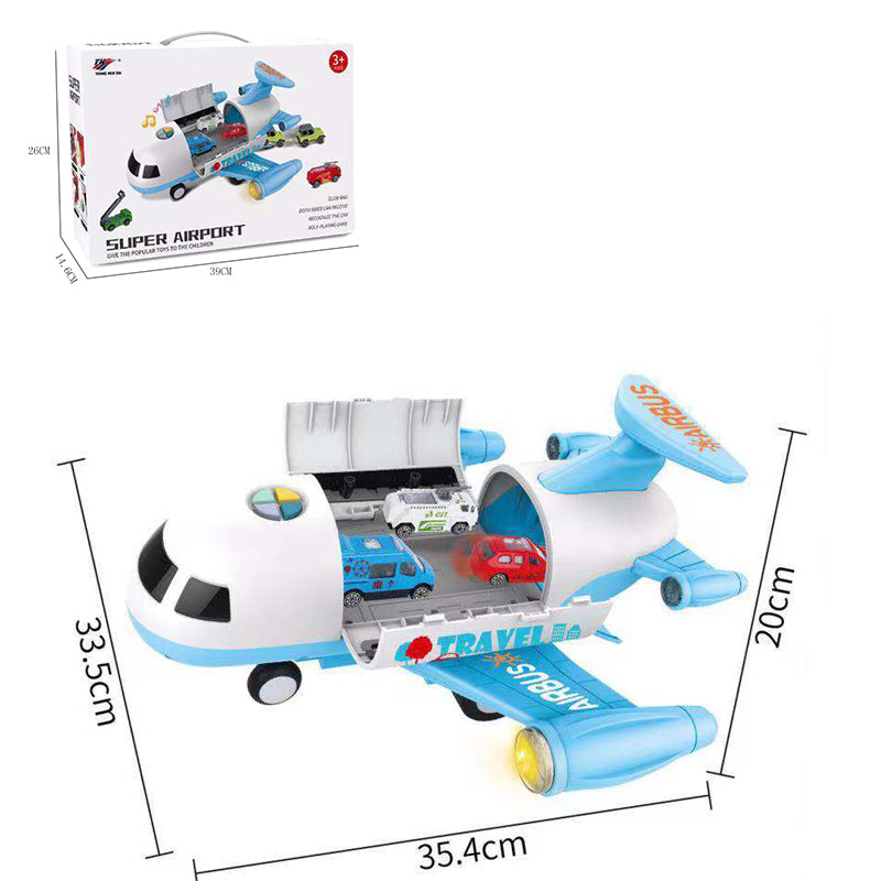 Super Airport - Air Transport Plane and Car Diecast Playset