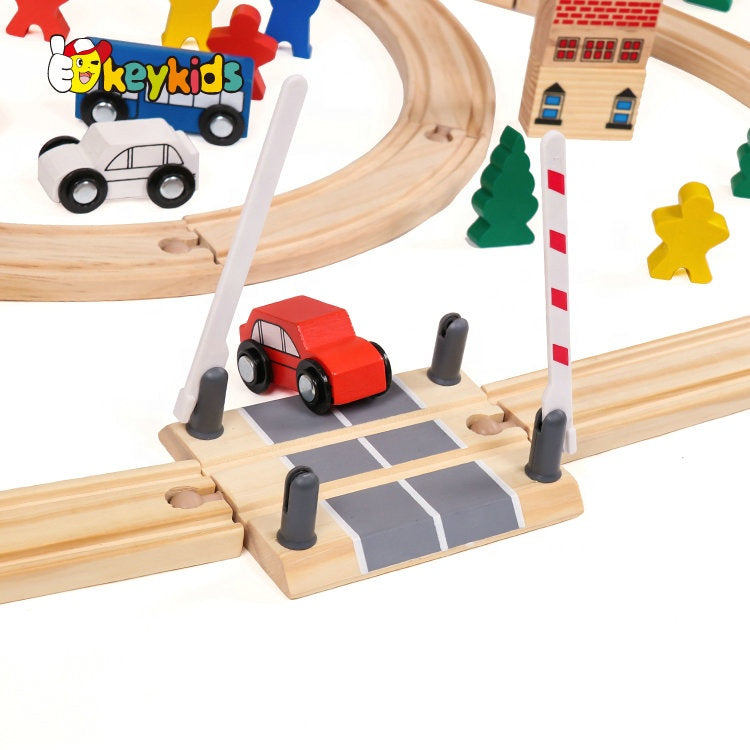 Wooden Train Track Set (100pcs)
