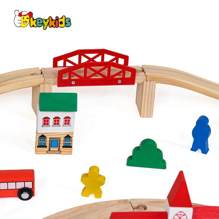 Wooden Train Track Set (100pcs)