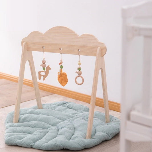 Leaf Shaped Baby Playmat - Teal