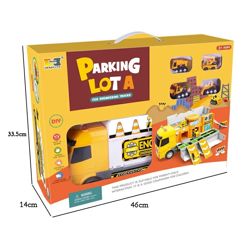 Parking Lot A - Road Construction Truck Playset
