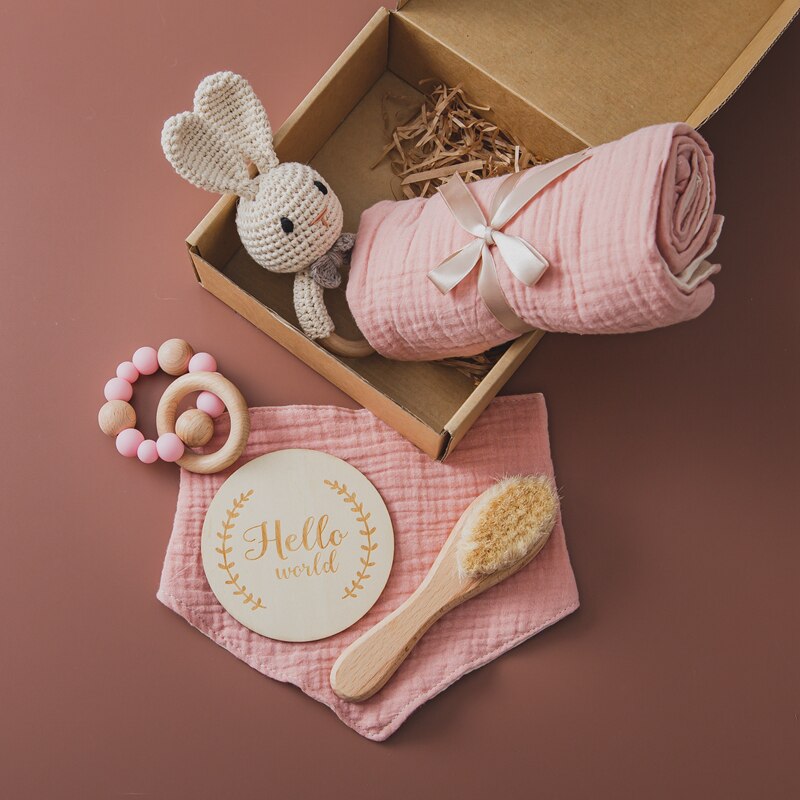 Newborn Baby Gift Hamper (6pcs set)