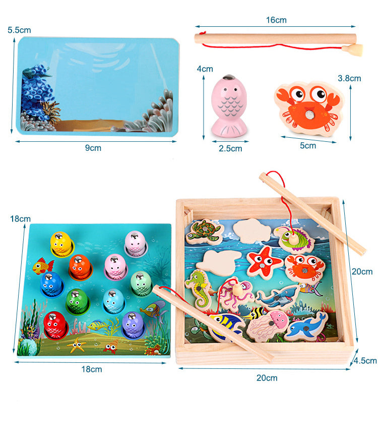 Go Fishing 3D Magnetic Box 2 in 1