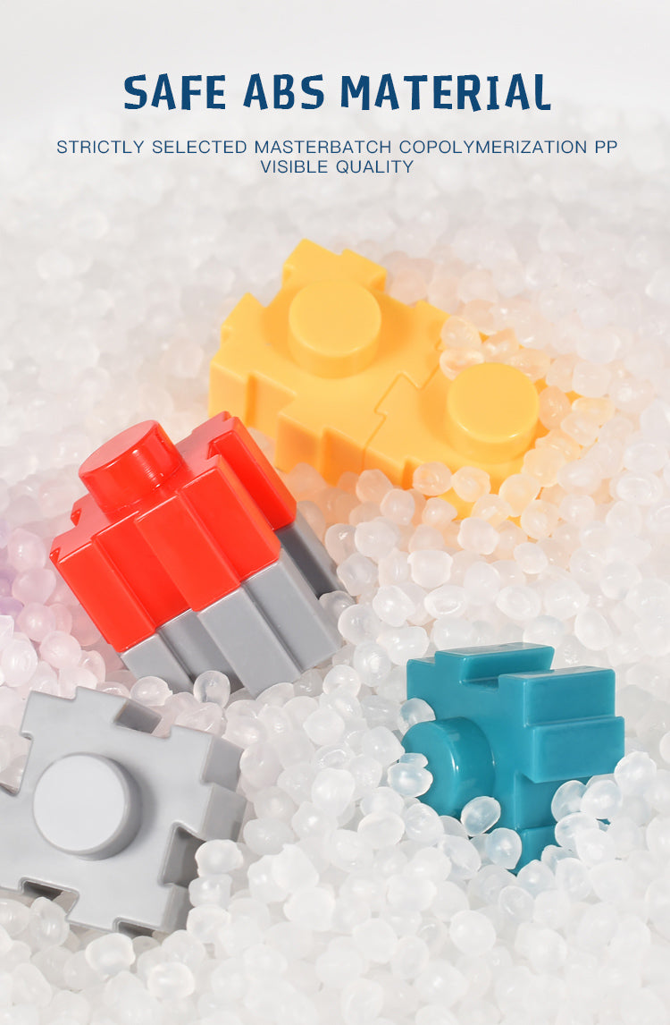 Matching Game Box - Building Blocks and Cards Dual Mode