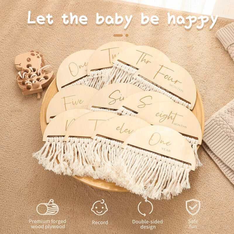 Tassel Milestone Card Set (7pcs)