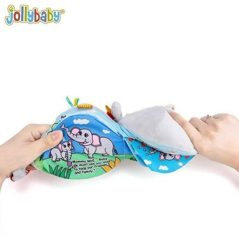 Jollybaby 3D Animal Plush Soft Book