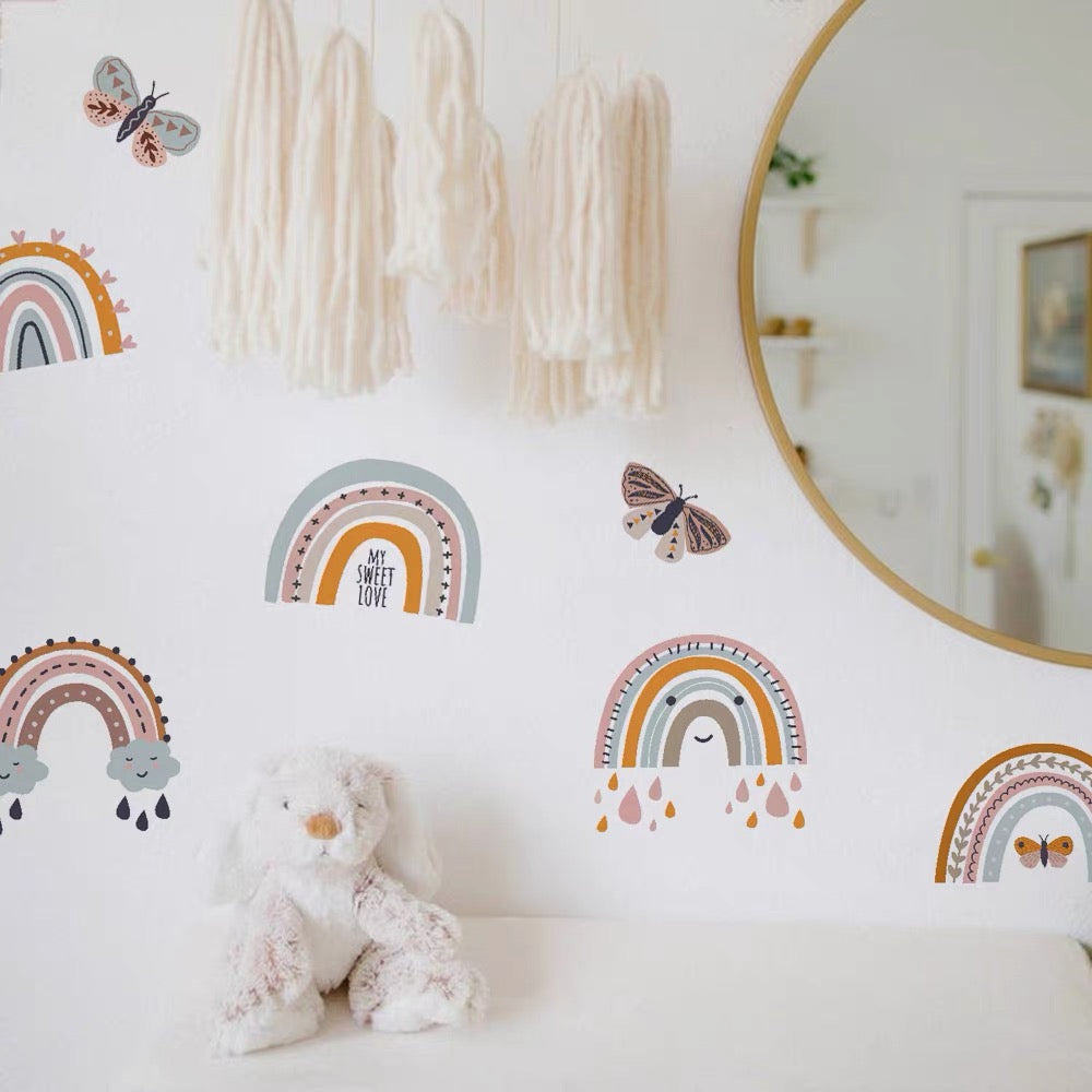 Nordic Rainbow Wall Stickers