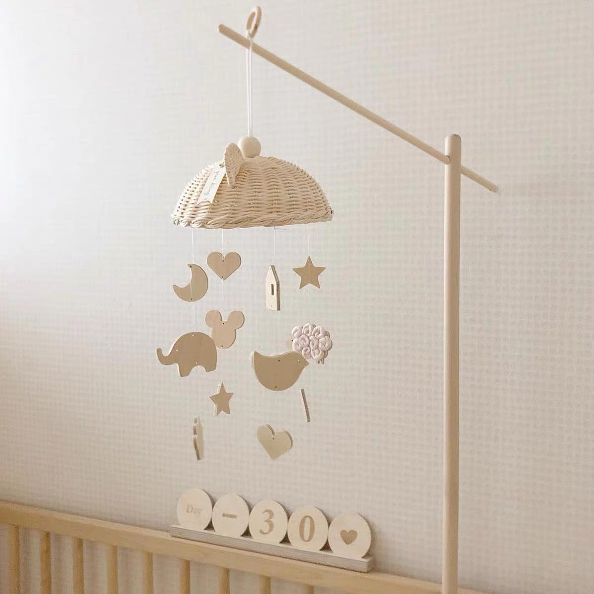 Rattan Baby Mobile