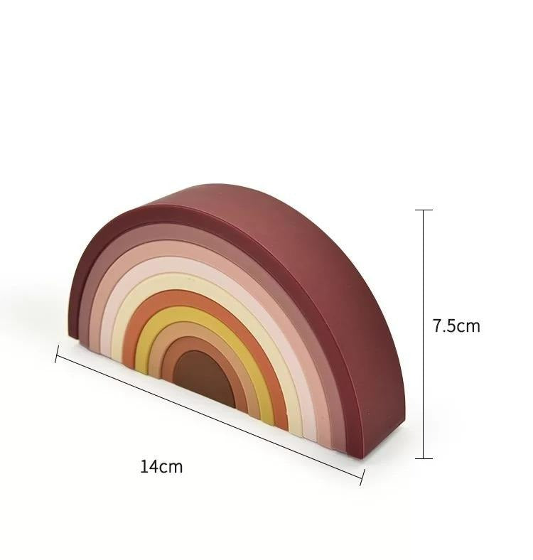 Silicone Rainbow Stacker