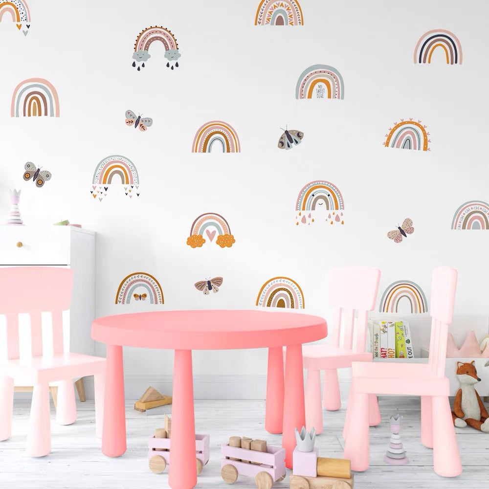 Nordic Rainbow Wall Stickers