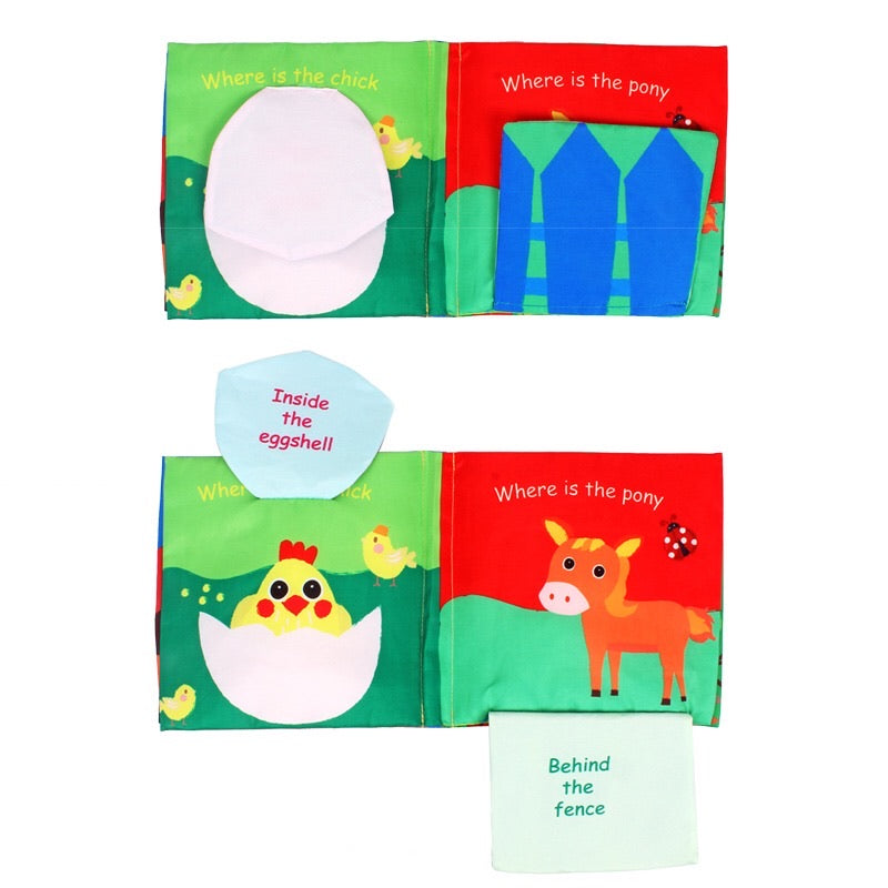 Hide and Seek Learning Soft Books (Set of 3)