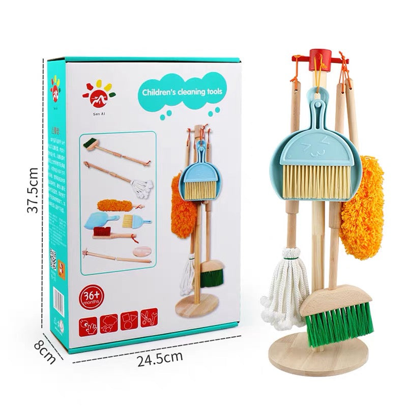 Little Helper Wooden Cleaning Set