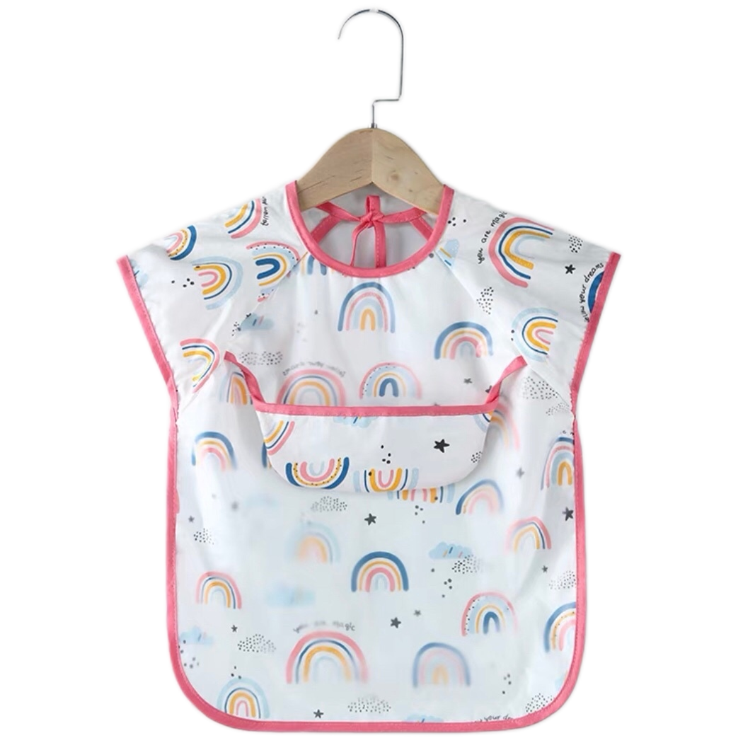 Kids Short Sleeves Waterproof Apron (2 in 1)