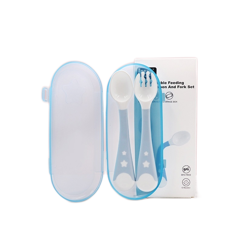 Bendable Fork and Spoon Set with Case