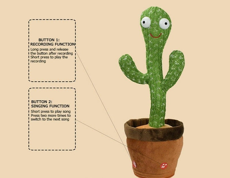 Dancing Cactus Plush Toy