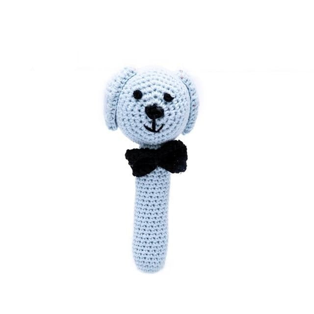 Animal Handheld Knitted Rattle
