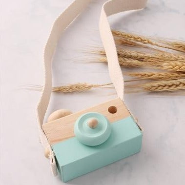 Vintage Baby Wooden Toy Camera
