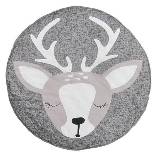 Nordic Animals Cotton Baby Playmat