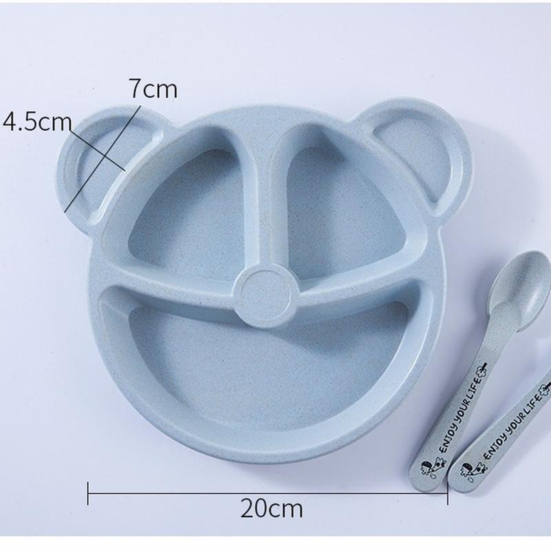 Baby Feeding Set - Cartoon Bear - Baby Castle Australia