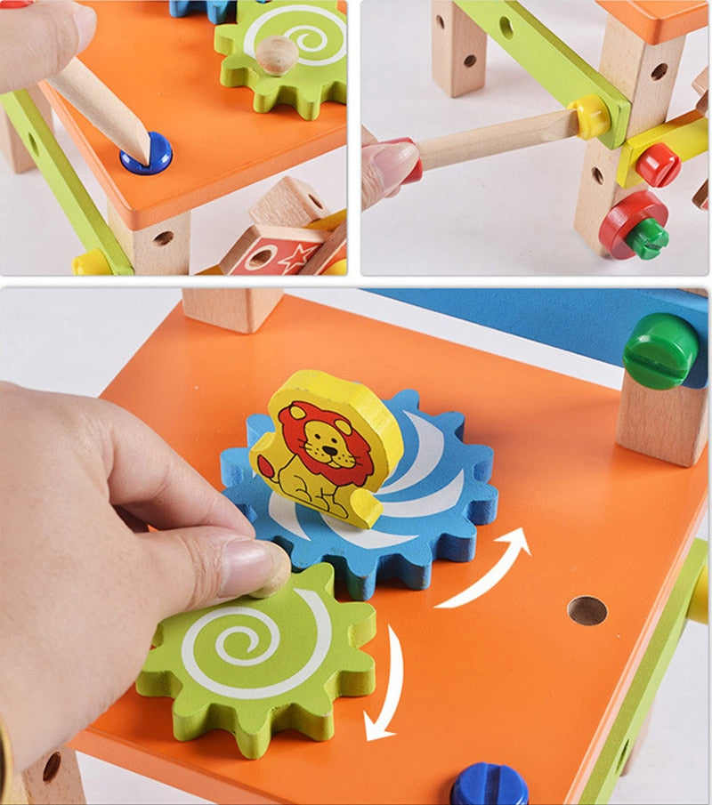 Children's Wooden Assembling Toys (Chair)